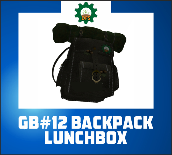 DFS GB#12 BACKPACK LUNCHBOX (texture)