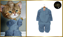 *DB* DINKIES PJ CLASSIC STRIPES blue