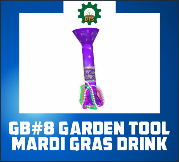 DFS GB#8 GARDEN TOOL MARDI GRAS DRINK (texture)