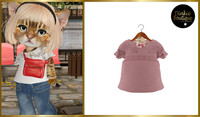 *DB* DINKIES MICHELLE TOP * blossom