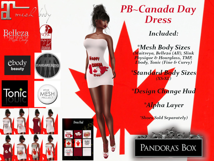 PB~Canada Day Dress (BOXED)