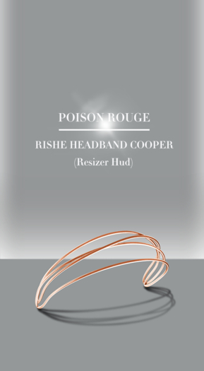 POISON ROUGE Rishe Headband - Cooper