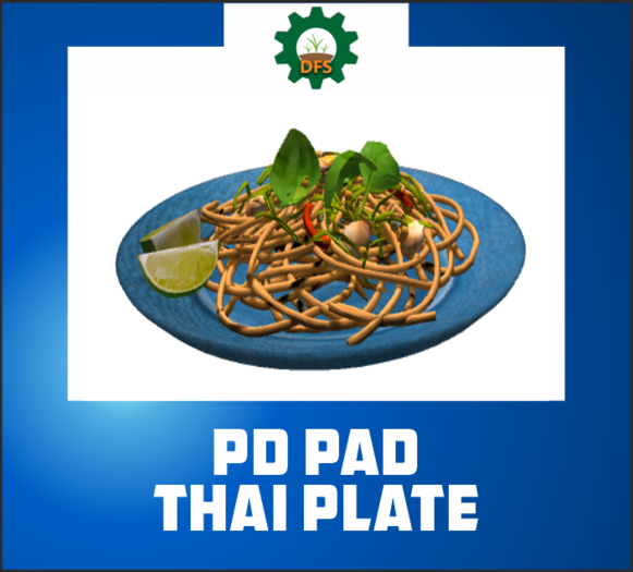 DFS PD PAD THAI PLATE (texture)