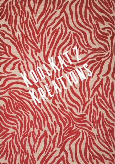 { KoolKatz Kreations } Rug (boxed )- Aloha Red