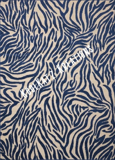 { KoolKatz Kreations } Rug (boxed )- Aloha Blue