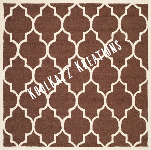 { KoolKatz Kreations } Rug (boxed )- Cambridge Brown