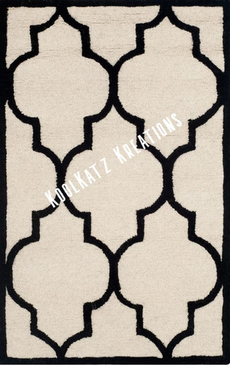 { KoolKatz Kreations } Rug (boxed )- Morrocan Wool