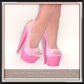 [HC] Jetta Pink Heels for Slink, Belleza, Maitreya, eBody, Signature, Legacy & Tonic