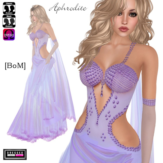 ::DBL:: Aphrodite Gown Lavender ~ [BoM] & Omega