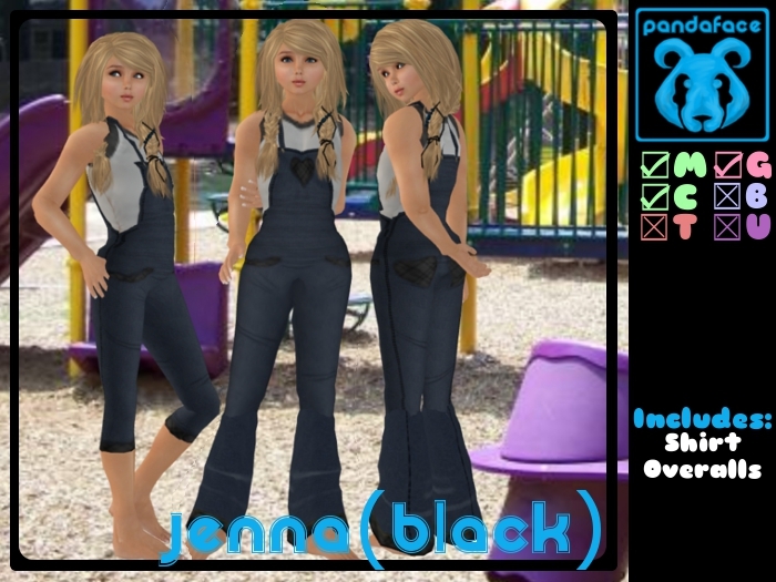 *PandaFace* Jenna (Black)