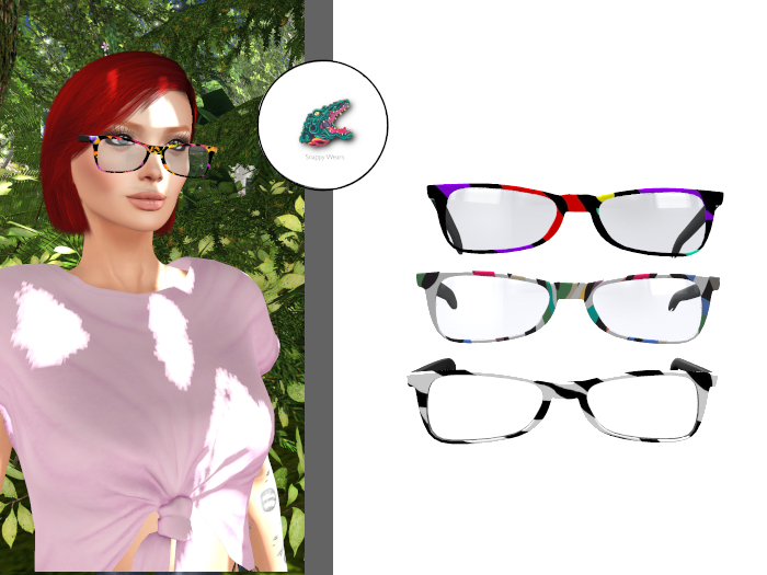Snappy \\ Zebra glasses