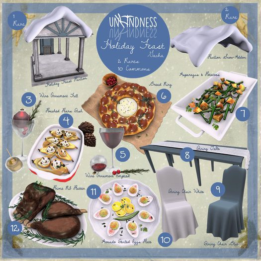 uK - Holiday Feast Pavilion RARE