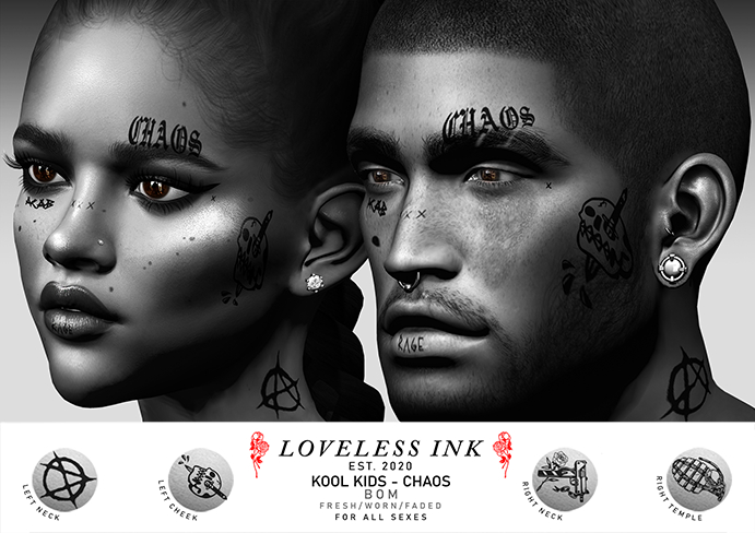 Loveless Ink - Kool Kids - Chaos