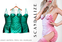 SCANDALIZE. Charo. Green