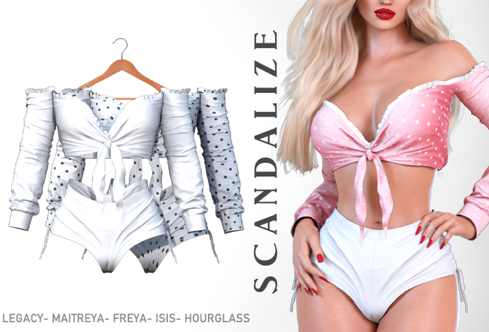 SCANDALIZE. Nairen. White