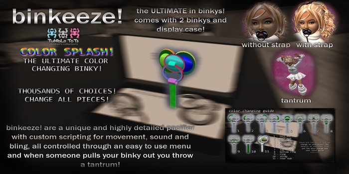 [b!] - color splash! binky box