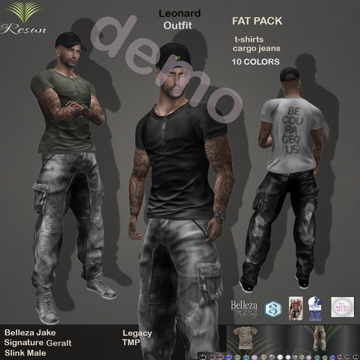 Res_Leonard outfit Fat Pack demo