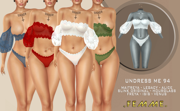 [FM] UNDRESS ME 94 WHITE 