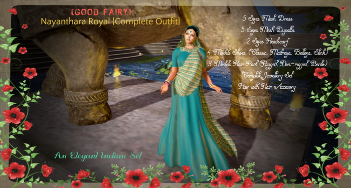 [Good Fairy] - Nayanthara Royal {Complete Outfit}