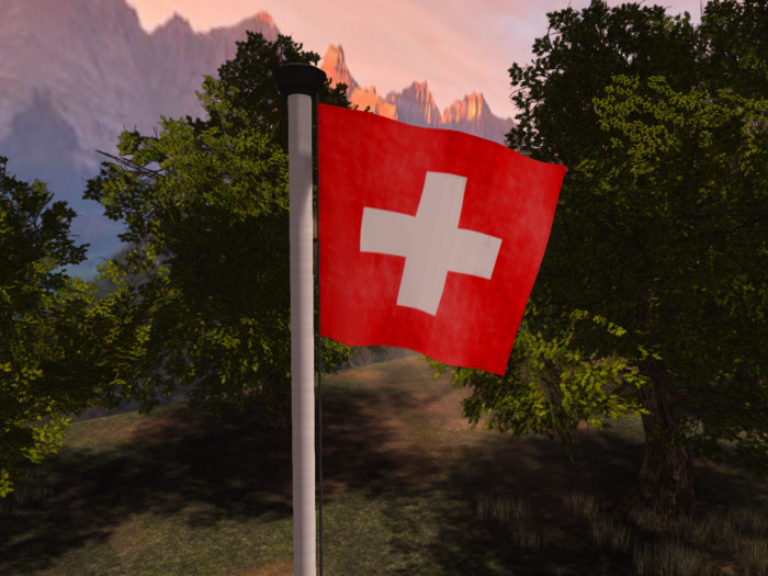 Happy Flag - Switzerland (animated)
