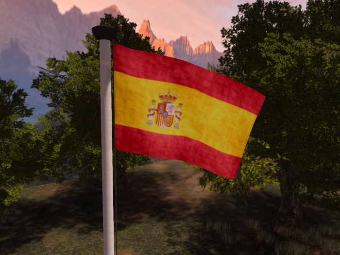 Happy Flag - Spain (animated)