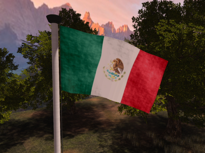 Happy Flag - Mexico (animated)