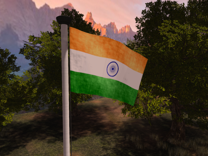 Happy Flag - India (animated)