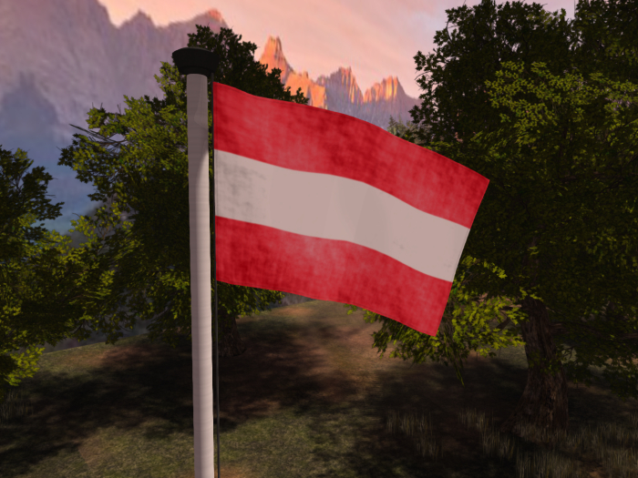Happy Flag - Austria (animated)