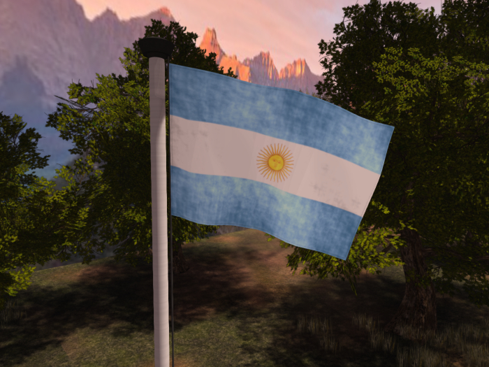 Happy Flag - Argentina (animated)