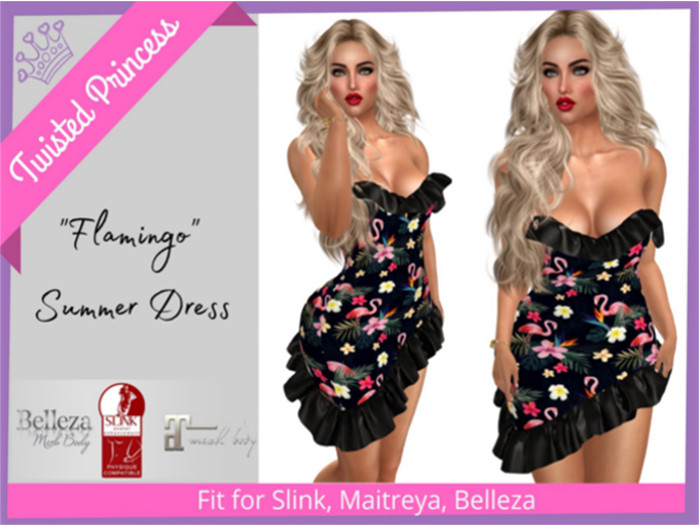 TP- Flamingo Dress -packer