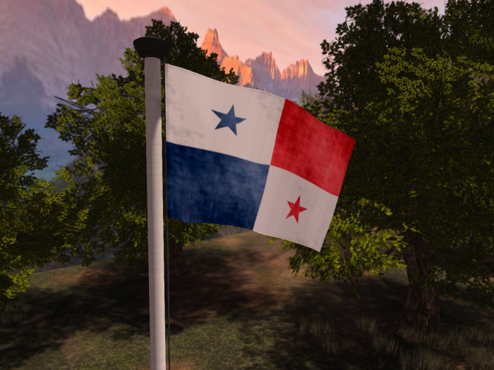Happy Flag - Panama (animated)