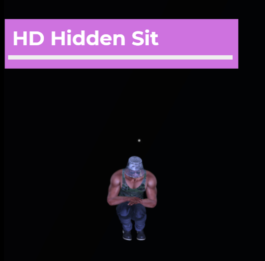 [Pose Ball] HD Hidden Sit