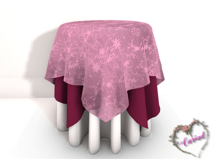 ::unmisTakAble:: Double Draped Wedding/Party Tabl Small/Burglac