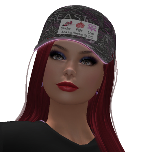 MSACS Breast Cancer Words Baseball Hat