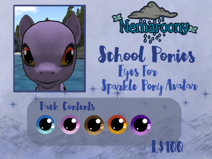 School Ponies Real Eyes
