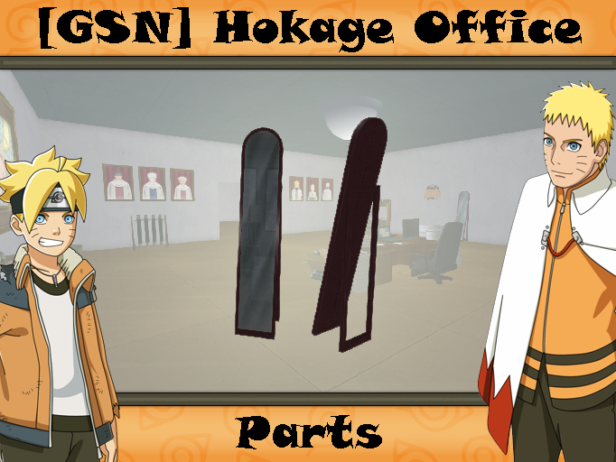 [GSN] Hokage Office Parts - Mirror