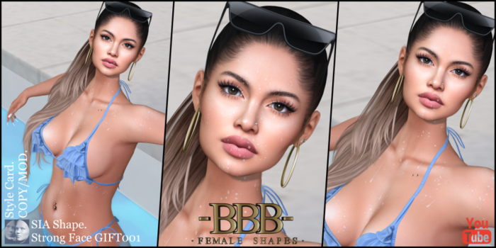 ~BBB~ SIA Shape - GENUS - Strong Face GIFT001