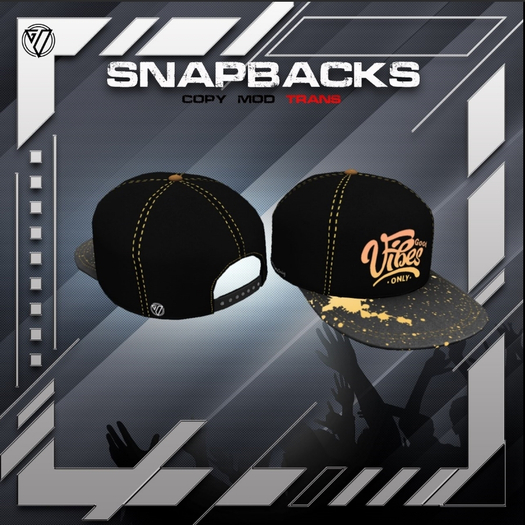 GOOD VIBES GOLD PAINT SNAPBACK