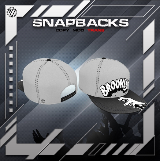 5.-=GVO=-WHITE BROOKLYN SNAPBACK- ADD ME -