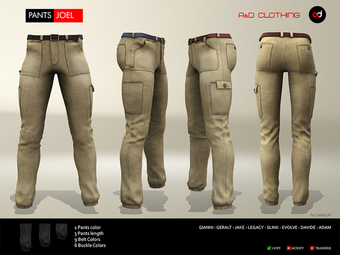 A&D Clothing - Pants -Joel- Sand