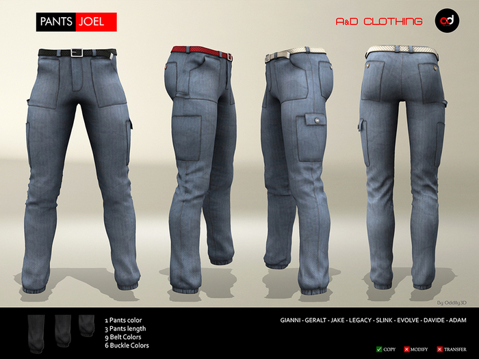 A&D Clothing - Pants -Joel- Blue