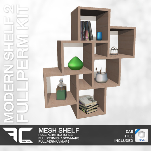 FLECHA Modern Shelf 2 fullperm
