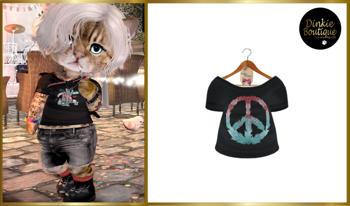*DB* DINKIES WOOTSTOCK TEE 2019* Piece Sign