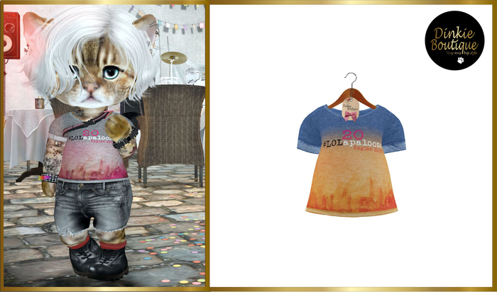 *DB* DINKIES LOLLAPALOOZA TEE* Style C