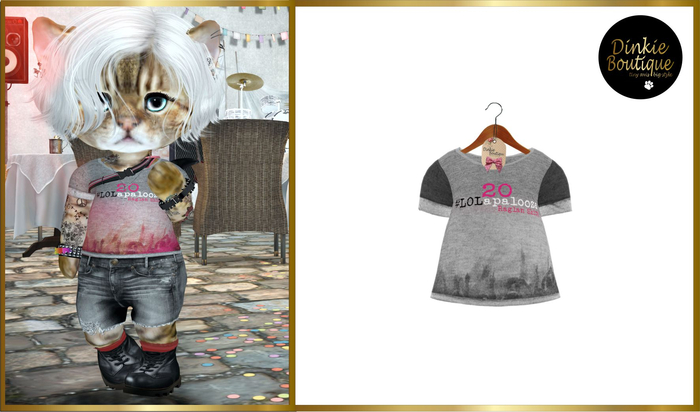 *DB* DINKIES LOLLAPALOOZA TEE* Style A
