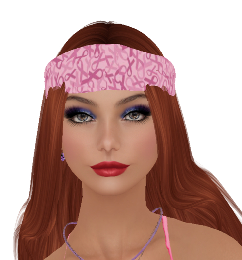 MSACS Pink On Pink Ribbons Headband