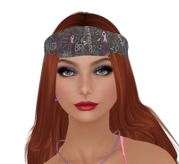 MSACS Breast Cancer Words Headband