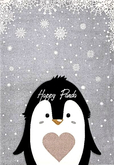 [Happy Panda] Area Rug (boxed)- Mr Penguine