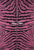 [Happy Panda] Area Rug (boxed)- Pink Zebra *Sale*