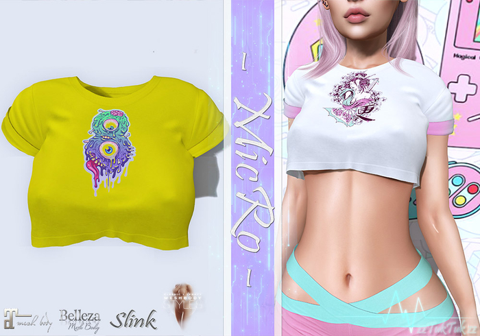 - MicRo - T-shirt yellow